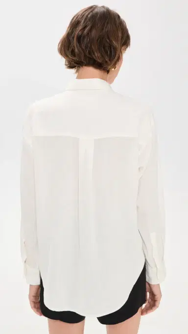 Z Supply Perfect Button Down Shirt White | Thumbnail 3 Z Supply Perfect Button Down Shirt White | Thumbnail 3