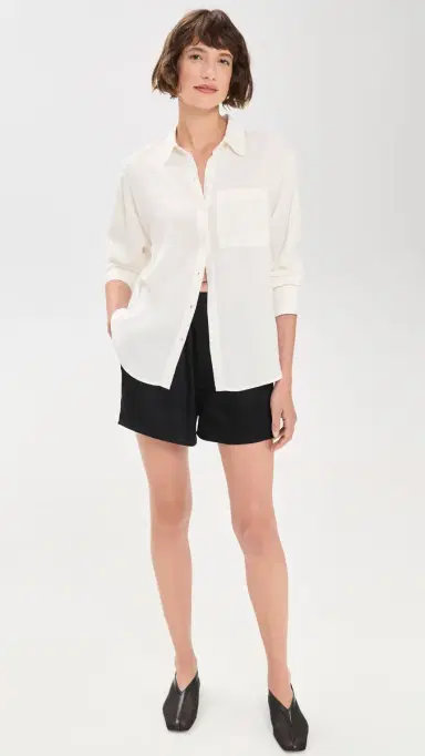 Z Supply Perfect Button Down Shirt White | Thumbnail 5 Z Supply Perfect Button Down Shirt White | Thumbnail 5