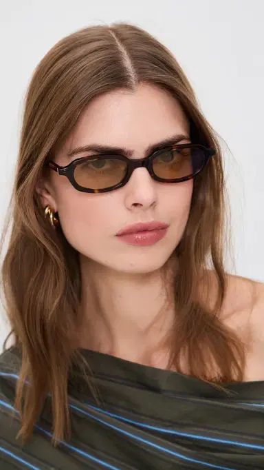 Luv Lou The Mimi Sunglasses Crystal Tort One Size | Thumbnail 3 Luv Lou The Mimi Sunglasses Crystal Tort One Size | Thumbnail 3