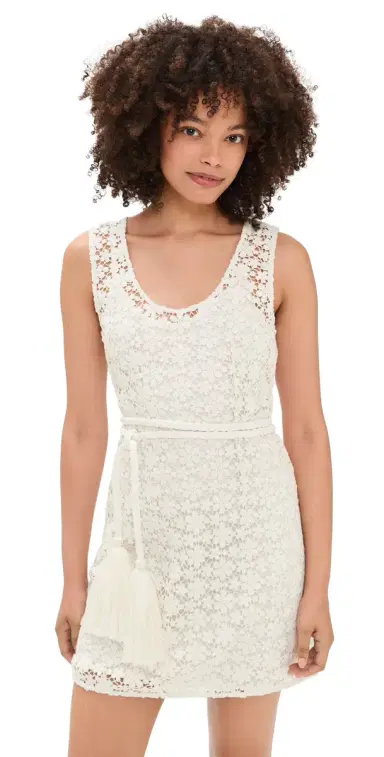 APIECE APART Rahel Tassel Mini Dress | Thumbnail 1 APIECE APART Rahel Tassel Mini Dress | Thumbnail 1