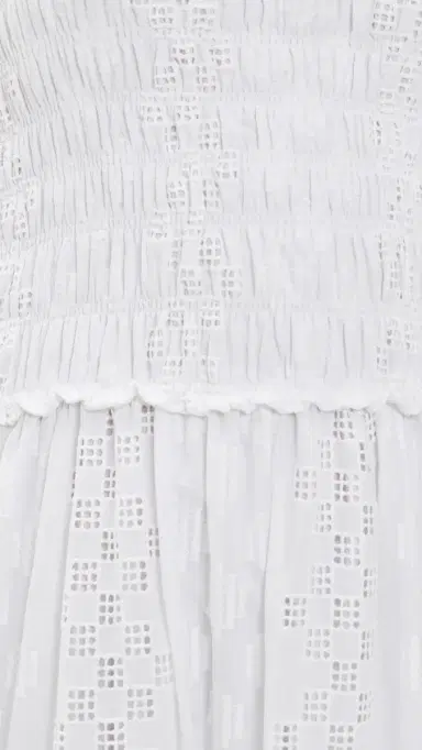 Splendid Kenzie Geo Eyelet Dress White S | Thumbnail 6 Splendid Kenzie Geo Eyelet Dress White S | Thumbnail 6