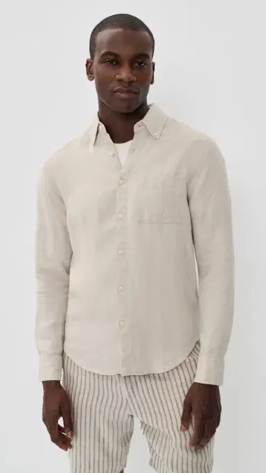 Alex Crane Linen Playa Shirt Bone | Thumbnail 2 Alex Crane Linen Playa Shirt Bone | Thumbnail 2