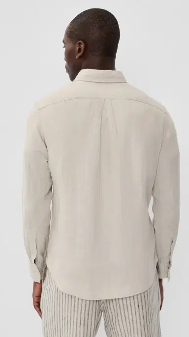 Alex Crane Linen Playa Shirt Bone | Thumbnail 3 Alex Crane Linen Playa Shirt Bone | Thumbnail 3