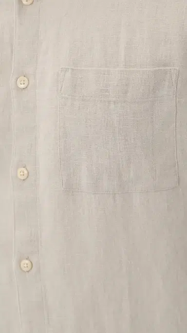 Alex Crane Linen Playa Shirt Bone | Thumbnail 6 Alex Crane Linen Playa Shirt Bone | Thumbnail 6