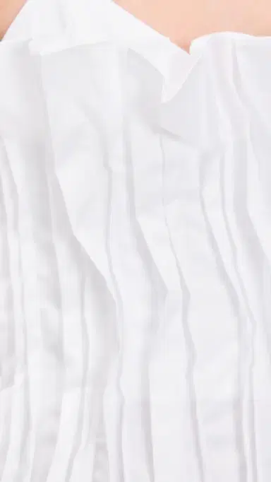 Marques'Almeida Cinched Pleated Midi Dress White | Thumbnail 5 Marques'Almeida Cinched Pleated Midi Dress White | Thumbnail 5