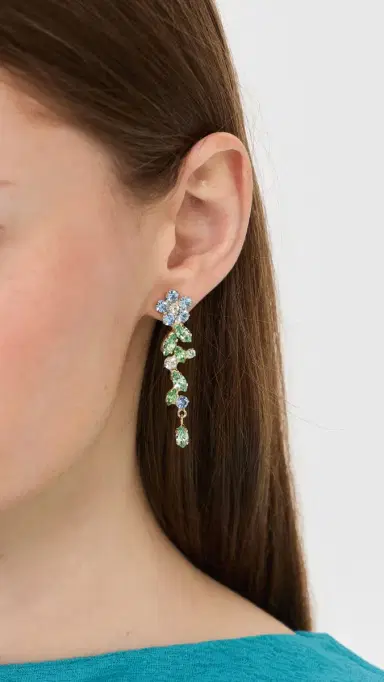 Jennifer Behr Jasmina Earrings Sky One Size | Thumbnail 3 Jennifer Behr Jasmina Earrings Sky One Size | Thumbnail 3