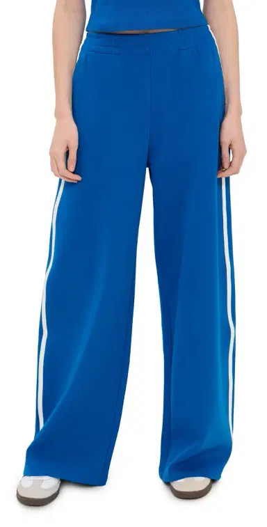 perfectwhitetee Travel Wide Leg Pants Cobalt | Thumbnail 1 perfectwhitetee Travel Wide Leg Pants Cobalt | Thumbnail 1