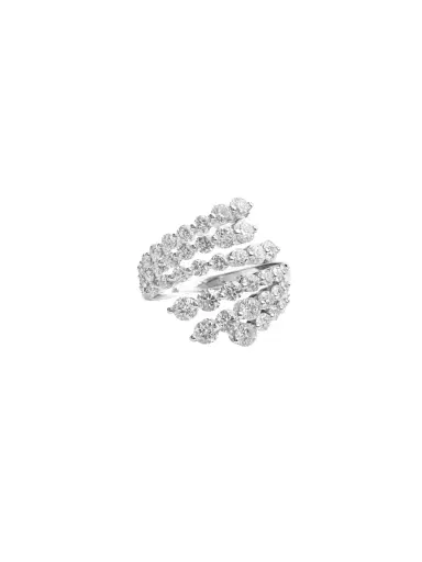 Wish Fine Jewelry 2.75ct Diamond 14K Gold Bypass Ring | Thumbnail 1 Wish Fine Jewelry 2.75ct Diamond 14K Gold Bypass Ring | Thumbnail 1