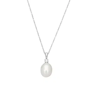 ASSAEL Assael 18K White Gold Pearl & Diamond Pendant Necklace by The Solist | Thumbnail 1 ASSAEL Assael 18K White Gold Pearl & Diamond Pendant Necklace by The Solist | Thumbnail 1