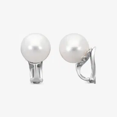 ASSAEL Assael 18K White Gold South Sea Cultured Pearl Clip Earrings by The Solist | Thumbnail 3 ASSAEL Assael 18K White Gold South Sea Cultured Pearl Clip Earrings by The Solist | Thumbnail 3