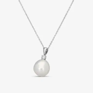 ASSAEL Assael Diamond & South Sea Cultured Pearl Pendant Necklace by The Solist | Thumbnail 2 ASSAEL Assael Diamond & South Sea Cultured Pearl Pendant Necklace by The Solist | Thumbnail 2