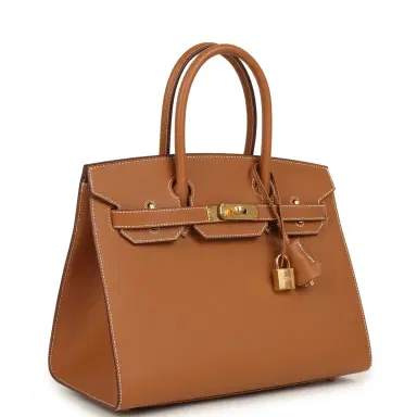 HERMÈS Hermes Birkin Sellier 30 Gold Epsom Gold Hardware | Thumbnail 2 HERMÈS Hermes Birkin Sellier 30 Gold Epsom Gold Hardware | Thumbnail 2