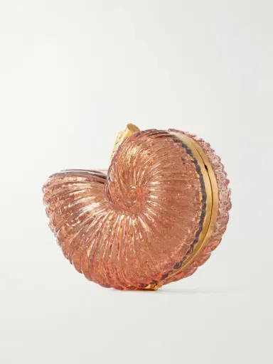Chloé Sea Treasures Plexiglass And Gold-tone Clutch Bag | Thumbnail 4 Chloé Sea Treasures Plexiglass And Gold-tone Clutch Bag | Thumbnail 4