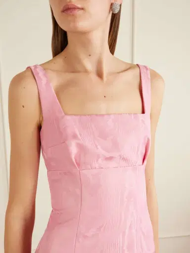 Emilia Wickstead Micheline Moire Gown | Thumbnail 4 Emilia Wickstead Micheline Moire Gown | Thumbnail 4
