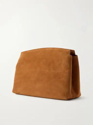Liffner Pushlock Suede Pouch | Thumbnail 4 Liffner Pushlock Suede Pouch | Thumbnail 4