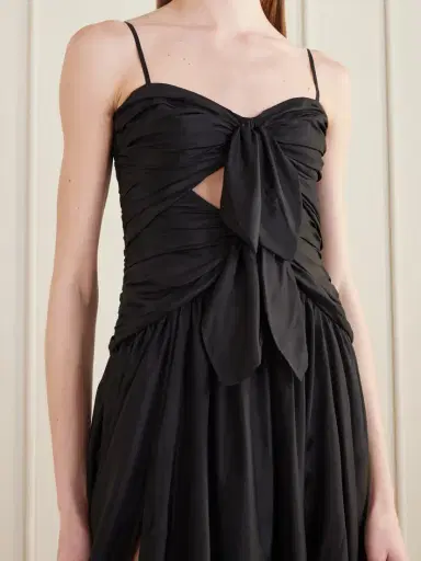 Zimmermann Aster Cutout Gathered Silk-chiffon Midi Dress | Thumbnail 4 Zimmermann Aster Cutout Gathered Silk-chiffon Midi Dress | Thumbnail 4