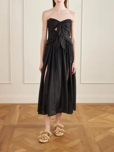 Zimmermann Aster Cutout Gathered Silk-chiffon Midi Dress | Thumbnail 5 Zimmermann Aster Cutout Gathered Silk-chiffon Midi Dress | Thumbnail 5