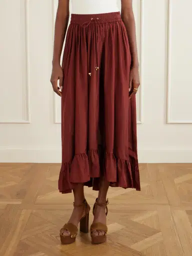 Zimmermann Aster Ruffled Silk Maxi Skirt | Thumbnail 3 Zimmermann Aster Ruffled Silk Maxi Skirt | Thumbnail 3