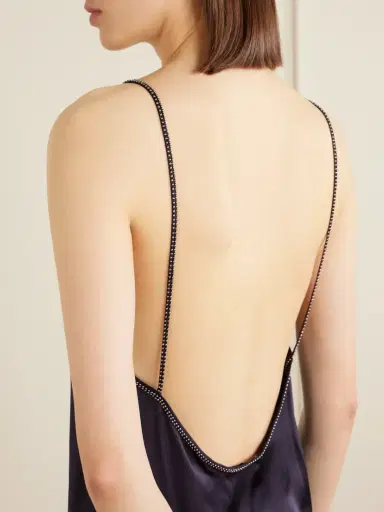 Isabel Marant Leza Studded Silk-satin Midi Dress | Thumbnail 5 Isabel Marant Leza Studded Silk-satin Midi Dress | Thumbnail 5