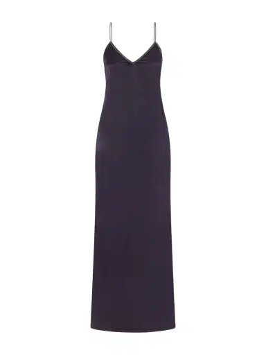 Isabel Marant Leza Studded Silk-satin Midi Dress | Thumbnail 1 Isabel Marant Leza Studded Silk-satin Midi Dress | Thumbnail 1