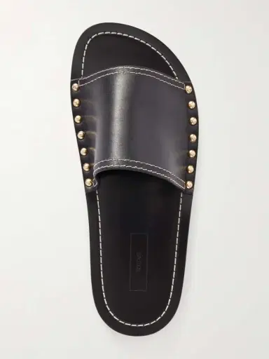 TOTEME Studded Leather Slides | Thumbnail 6 TOTEME Studded Leather Slides | Thumbnail 6