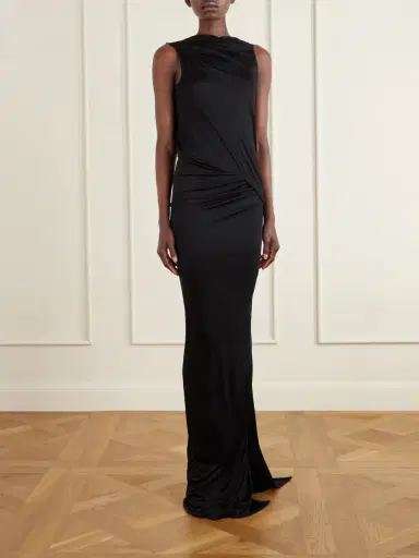 Rick Owens Shailee Draped Jersey Gown | Thumbnail 2 Rick Owens Shailee Draped Jersey Gown | Thumbnail 2