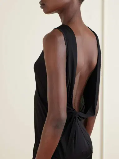 Rick Owens Shailee Draped Jersey Gown | Thumbnail 4 Rick Owens Shailee Draped Jersey Gown | Thumbnail 4
