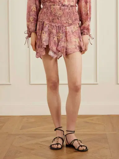 Isabel Marant Ceiva Silk-chiffon Mini Skirt | Thumbnail 3 Isabel Marant Ceiva Silk-chiffon Mini Skirt | Thumbnail 3