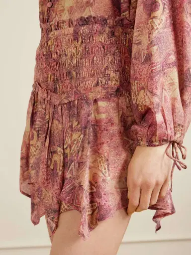 Isabel Marant Ceiva Silk-chiffon Mini Skirt | Thumbnail 5 Isabel Marant Ceiva Silk-chiffon Mini Skirt | Thumbnail 5