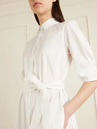 Max Mara Beachwear Cotton-blend Poplin Midi Dress | Thumbnail 4 Max Mara Beachwear Cotton-blend Poplin Midi Dress | Thumbnail 4