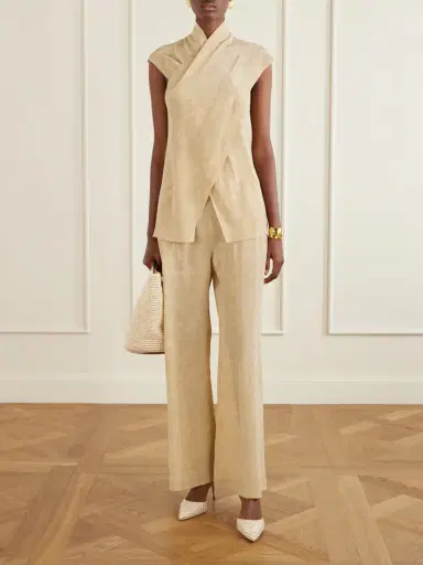 Cortana Ada Printed Silk-satin Wide-leg Pants | Thumbnail 2 Cortana Ada Printed Silk-satin Wide-leg Pants | Thumbnail 2
