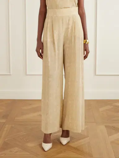 Cortana Ada Printed Silk-satin Wide-leg Pants | Thumbnail 3 Cortana Ada Printed Silk-satin Wide-leg Pants | Thumbnail 3
