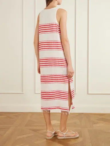 Lemlem Lilian Striped Cotton-blend Gauze Midi Dress | Thumbnail 3 Lemlem Lilian Striped Cotton-blend Gauze Midi Dress | Thumbnail 3