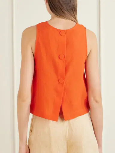 Eres Ravie Linen Tank | Thumbnail 4 Eres Ravie Linen Tank | Thumbnail 4