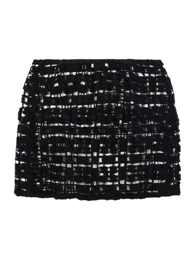 SARA CRISTINA Sun Crocheted Cotton Mini Skirt | Thumbnail 1 SARA CRISTINA Sun Crocheted Cotton Mini Skirt | Thumbnail 1