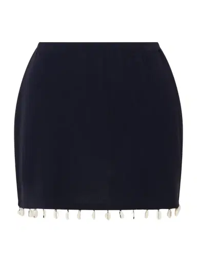 SARA CRISTINA Embellished Jersey Mini Skirt | Thumbnail 1 SARA CRISTINA Embellished Jersey Mini Skirt | Thumbnail 1
