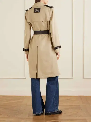 Burberry Foxfield Silk And Cotton-blend Trench Coat | Thumbnail 3 Burberry Foxfield Silk And Cotton-blend Trench Coat | Thumbnail 3