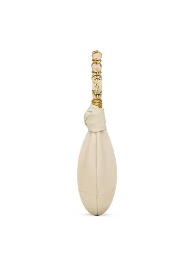 Saint Laurent Women's Amalia Hobo Top Handle Bag in Lambskin - Blanc Vintage | Thumbnail 5 Saint Laurent Women's Amalia Hobo Top Handle Bag in Lambskin - Blanc Vintage | Thumbnail 5