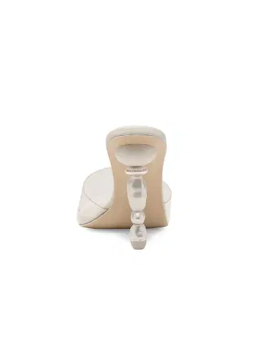 Cult Gaia Women's Mahina 100MM Beaded-Heel Sandals - Antique White | Thumbnail 3 Cult Gaia Women's Mahina 100MM Beaded-Heel Sandals - Antique White | Thumbnail 3