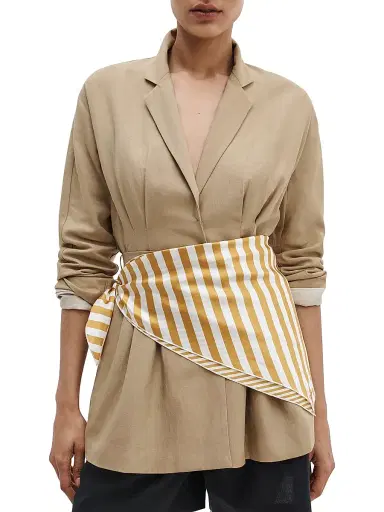 rag & bone Women's Gia Striped Silk Scarf | Thumbnail 3 rag & bone Women's Gia Striped Silk Scarf | Thumbnail 3