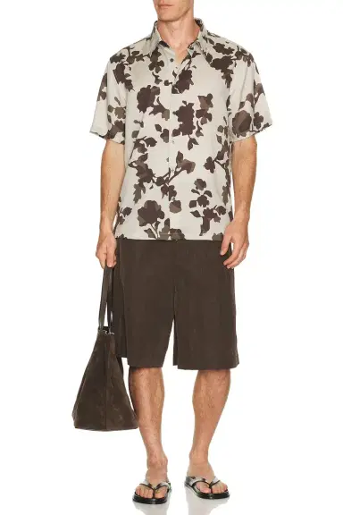 Theory Floral Lyocel Irving Shirt | Thumbnail 3 Theory Floral Lyocel Irving Shirt | Thumbnail 3