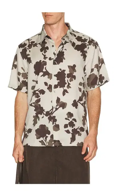 Theory Floral Lyocel Irving Shirt | Thumbnail 5 Theory Floral Lyocel Irving Shirt | Thumbnail 5
