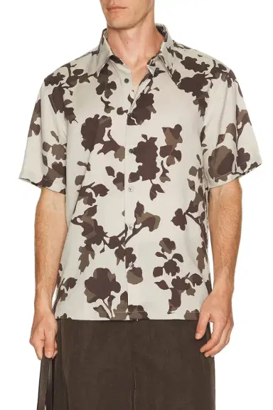 Theory Floral Lyocel Irving Shirt | Thumbnail 1 Theory Floral Lyocel Irving Shirt | Thumbnail 1