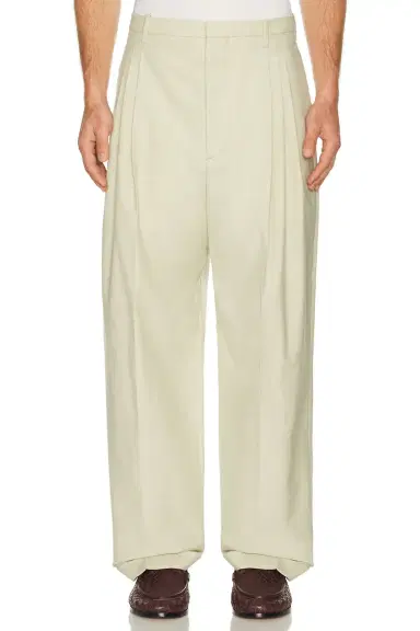Bottega Veneta Wool Cotton Melange Gabardine Trousers | Thumbnail 1 Bottega Veneta Wool Cotton Melange Gabardine Trousers | Thumbnail 1