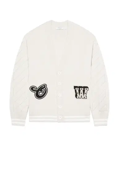 Off-White Star Logo Varsity Knit Cardigan | Thumbnail 5 Off-White Star Logo Varsity Knit Cardigan | Thumbnail 5