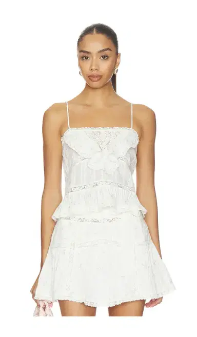 LoveShackFancy Ondeline Cami Top | Thumbnail 1 LoveShackFancy Ondeline Cami Top | Thumbnail 1