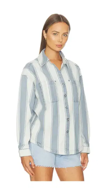 Free People x We The Free Crossroads Striped Shirt | Thumbnail 2 Free People x We The Free Crossroads Striped Shirt | Thumbnail 2