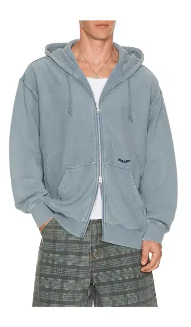 HUF Pacific Wash Full Zip Hoodie | Thumbnail 1 HUF Pacific Wash Full Zip Hoodie | Thumbnail 1