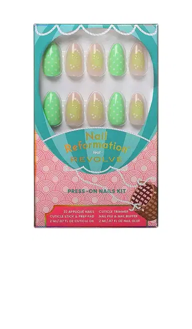 Nail Reformation x REVOLVE Lime Blossom Press On Nails | Thumbnail 1 Nail Reformation x REVOLVE Lime Blossom Press On Nails | Thumbnail 1