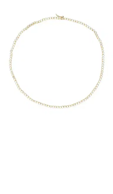 Shashi Bezel Tennis Necklace | Thumbnail 1 Shashi Bezel Tennis Necklace | Thumbnail 1